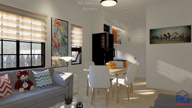 Small Bungalow House - 2 Bedroom ( 44 sq.m) смотреть онлайн