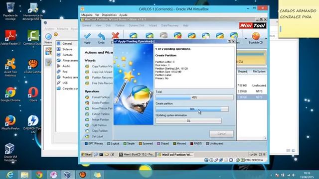 Particion del disco duro en Mini Windows XP смотреть онлайн