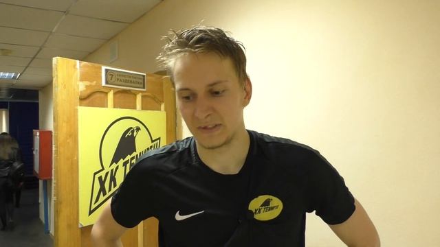 Послематчевое интервью нападающего ХК "Темиртау" Евгения Степанова смотреть онлайн