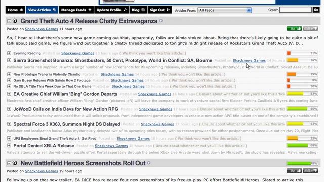 FeedZero, an RSS reader with Bayesian filtering смотреть онлайн