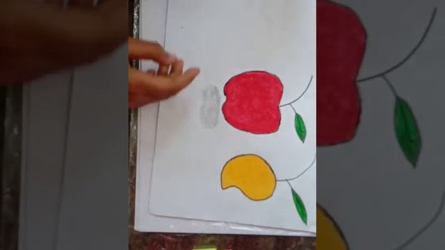 Drawing of apple and orange Please like share an subscribe 😉☺🙂 смотреть онлайн