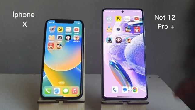 REDMİ NOT 12 PRO PLUS - İPHONE X KARŞILAŞTIRMA #Not12proplushıztesti #not12proplusspeedtest #iphone смотреть онлайн