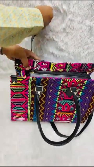 Jacquard handbag | Office Bag смотреть онлайн