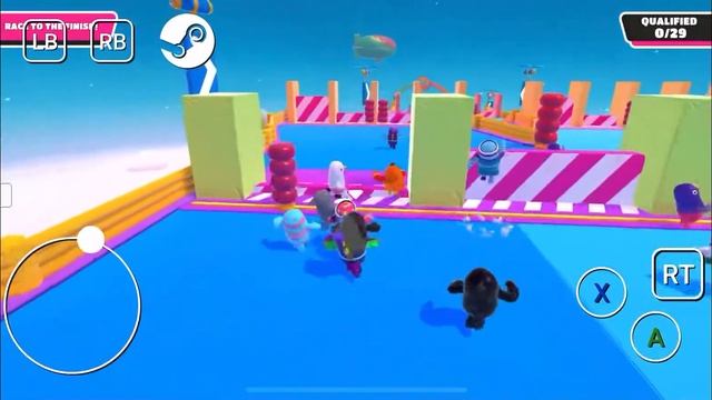 Playing Fall Guys through Steamlink on iPhone 11 Pro Max to my PC смотреть онлайн