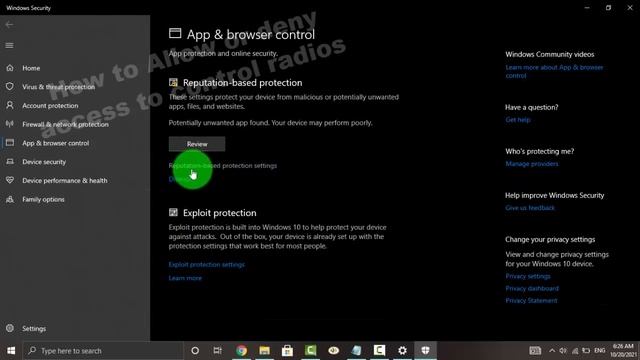 Windows 10 Home : Turn On or Off Potentially unwanted app blocking смотреть онлайн