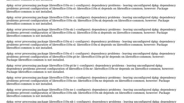 Ubuntu: Cannot install anything! Unmet dependencies. Libre Office смотреть онлайн