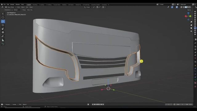 ZEDONE COWL 3D MODEL (BLENDER) смотреть онлайн