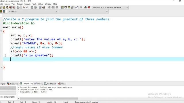C program to find greatest of three numbers using if else ladder смотреть онлайн