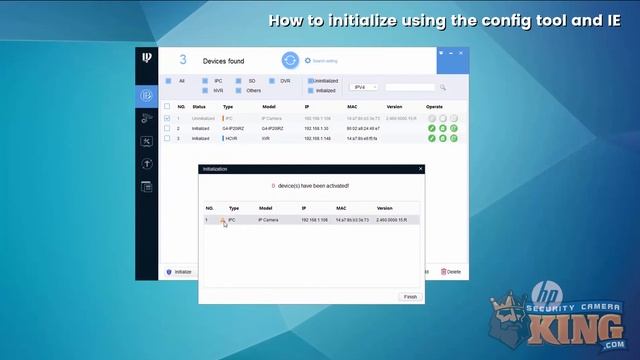 TUTORIAL - How to initialize using config tool and Internet Explorer смотреть онлайн