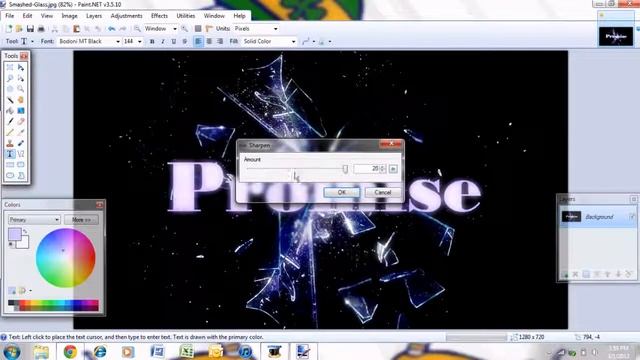 Cool Logo Tutorial in Paint.net смотреть онлайн