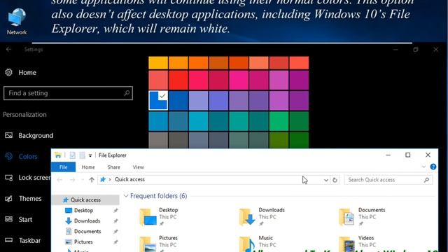 Enable Dark Theme Mode for Settings and Apps Windows 10 Anniversary update смотреть онлайн