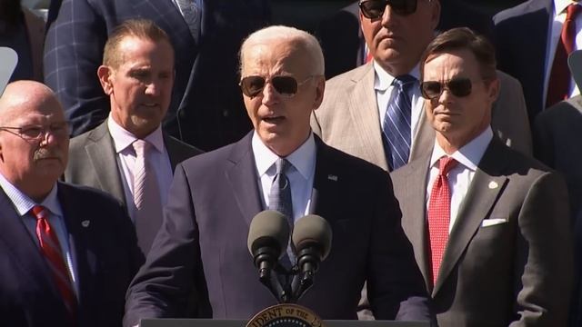 Chiefs celebrate Super Bowl LVIII win at the White House смотреть онлайн