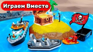 Играем в ПИРАТОВ 🏴☠️ Мультики Пираты ! Играем в игрушки про ПИРАТОВ ! Видео для детей