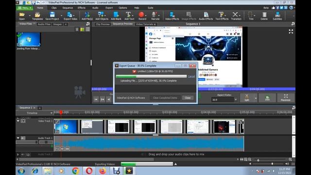 How to Post Video from Videopad editor to Youtube смотреть онлайн