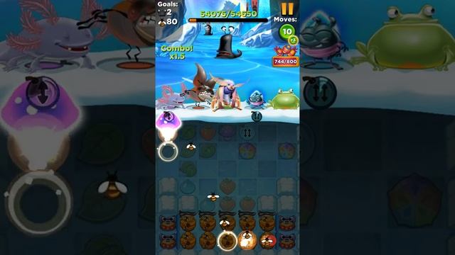 Best Fiends 1455 walkthrough ios android gameplay HD let's Play смотреть онлайн