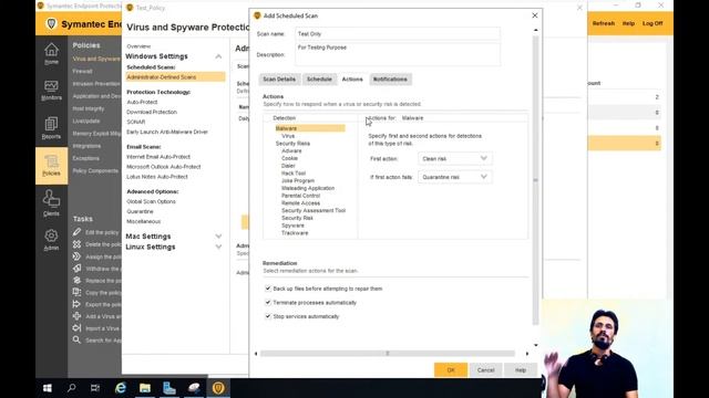06-SEPM Policies - Virus & Spyware Protection - Endpoint Protection Manager |Complete Video Tutoria смотреть онлайн