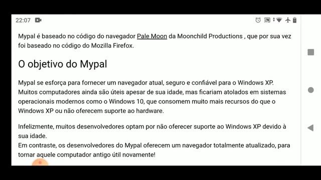 Navegador Para Windows XP - MyPal 2020 - 2021 смотреть онлайн