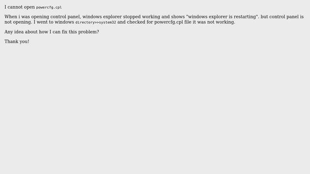 Cannot open powercfg.cpl смотреть онлайн