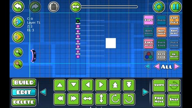 Geometry Dash 2.11 - Создание эффекта увеличения | How to create effect scale смотреть онлайн