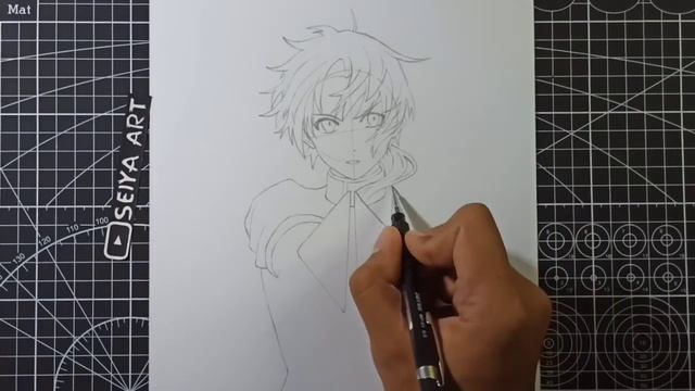 How to Draw Rudeus Greyrat - mushoku tensei смотреть онлайн