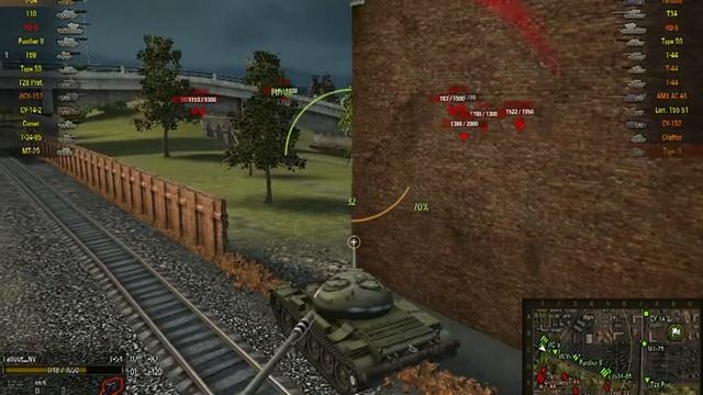 Т-54, 12к потенциального урона смотреть онлайн