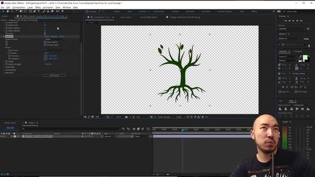 FASTEST way to create tree growing animation | After Effects Tutorial смотреть онлайн