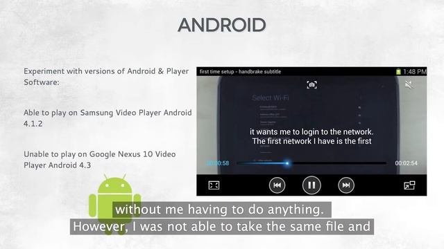 69 Viewing Captions in Android - Open & Closed Captioning Effectivity on a Budget смотреть онлайн