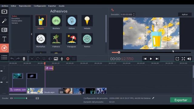 Tutorial para usar movavi video editor 14 /GABRIEL GAMING смотреть онлайн