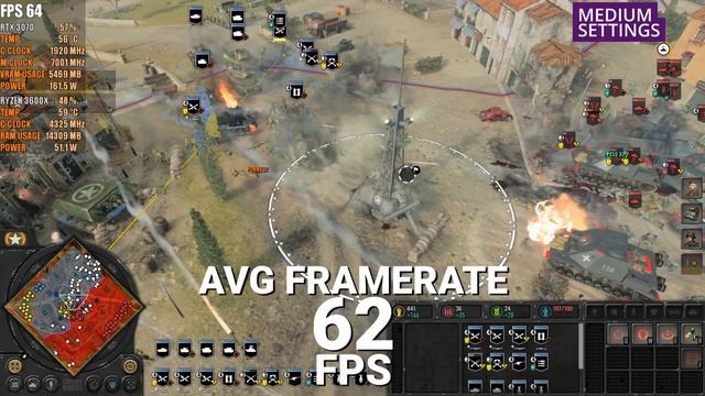 Company of Heroes 3 UPDATED BENCHMARK | RTX 3070 + Ryzen 5 3600X | 1080p | LOW MEDIUM HIGH MAXIMUM смотреть онлайн