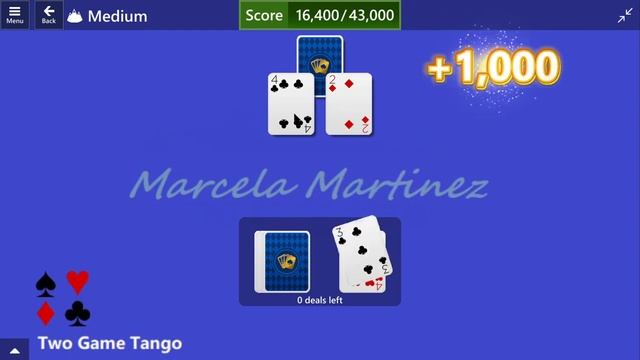 Two Game Tango Game #16 | October 11, 2023 Event | TriPeaks Medium смотреть онлайн