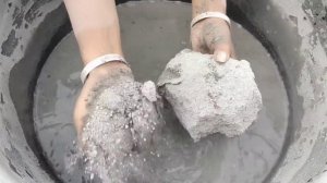 Super soft dusty sand cement with white grainy concrete  dry 💦 crumbling ||ASMR|| @asasmr