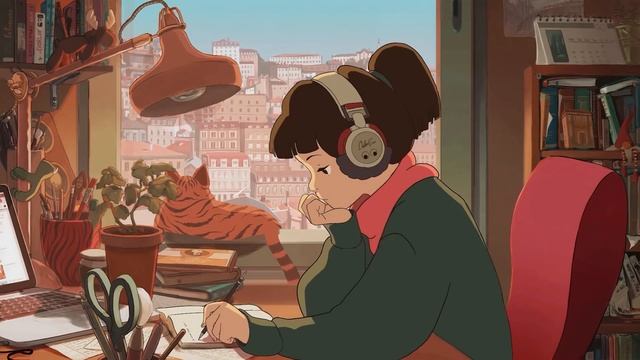 Lofi Girl Study 4k desktop live wallpaper смотреть онлайн