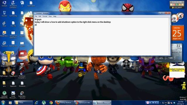 How to add shutdown button to the rightclick option on the desktop смотреть онлайн