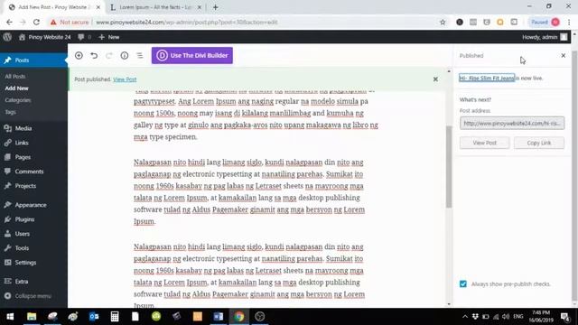 How To Make A Wordpress Website In Less Than 1 Hour I Easy Simple Steps I Tagalog Version смотреть онлайн