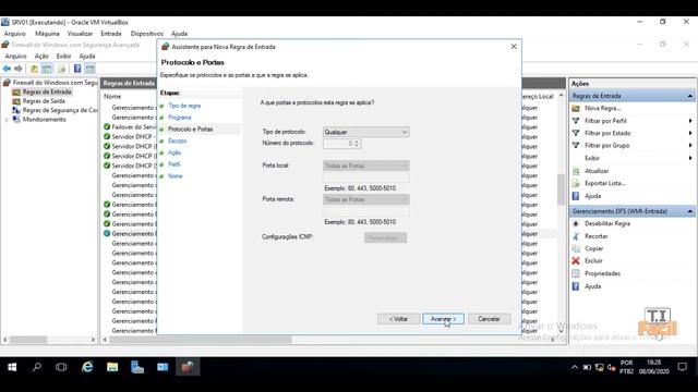 Windows Server 2016 - 18 - Configuração do Firewall do Windows Server. смотреть онлайн