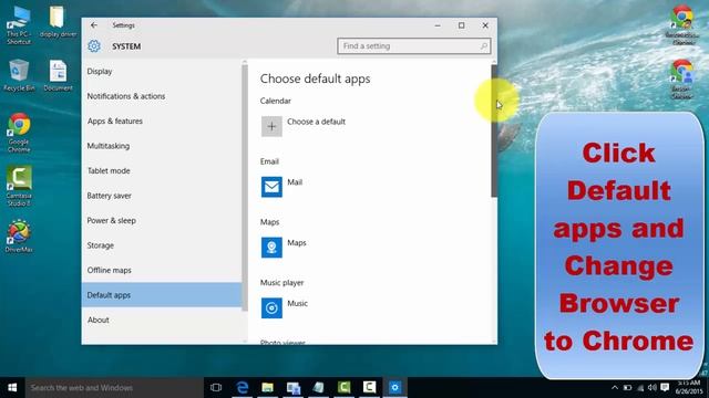 Google Chrome as Default browser in Windows 10 смотреть онлайн