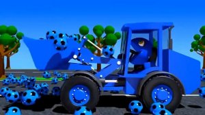 Шар Шарыч и ТРАКТОР, учим английские ЦВЕТА