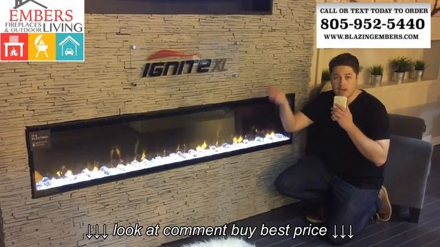 Dimplex Ignite XL Built in Electric Fireplace Flush mount LED Product Review смотреть онлайн