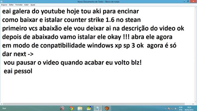 como baixar e istalar counter straike 1.6. non steam sem erros смотреть онлайн