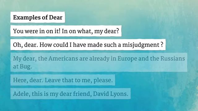 DEAR pronunciation • How to pronounce DEAR смотреть онлайн