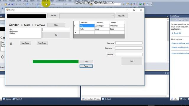 How to use Progressbar . Windows Form Application , Visual Basic смотреть онлайн