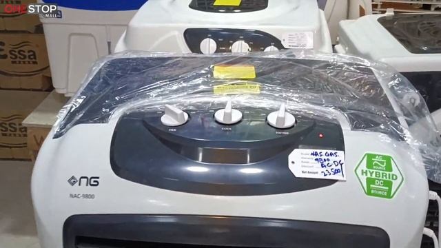Nasgas Room Cooler AC DC 9800 Hybrid Best Air Cooler Ice Box Top Brand 2023 @OneStopMall смотреть онлайн