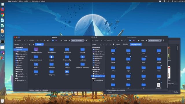 Tema Flat Remix em 4 ambientes GTK смотреть онлайн