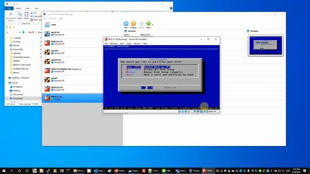FemtoPC FBSD13 1 on VirtualBox смотреть онлайн