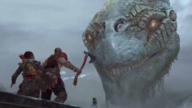 God of War встреча с мировым змеем смотреть онлайн
