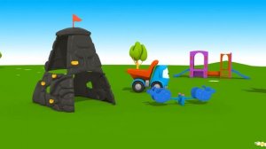 Грузовичок Лёва - машинки конструктор - Собирает автовоз - Развивающий мультик для малышей