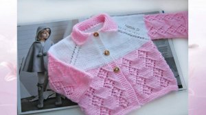 Детская кофточка "Alisa". Подробный МК. Часть1