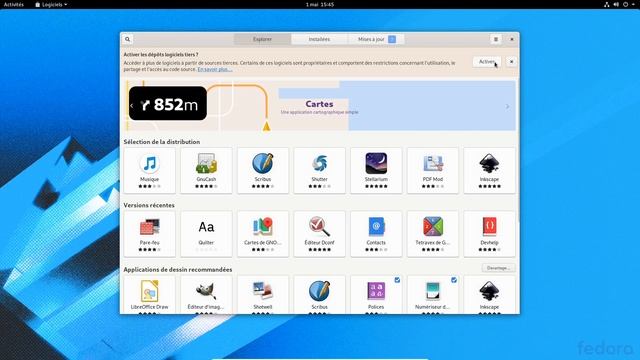 Fedora 32 Workstation - installation et présentation (Full installation and review) смотреть онлайн