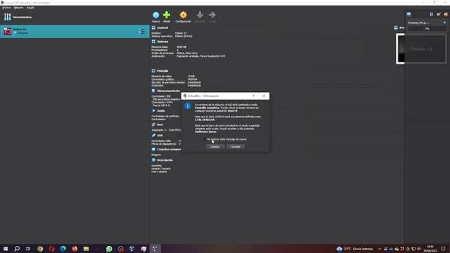 Importando archivo .OVA de una Maquina Debian 12 en VirtualBox смотреть онлайн