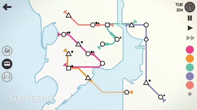 Mini Metro iOS gameplay #Mumbai смотреть онлайн